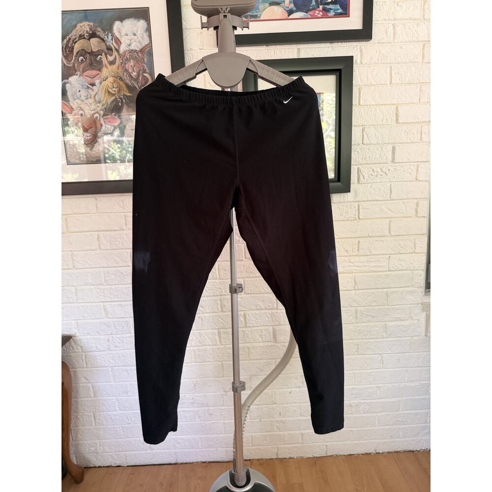 Nike Black Athletic Leggings Women's M Workout Running Tights - Picture 2 of 3